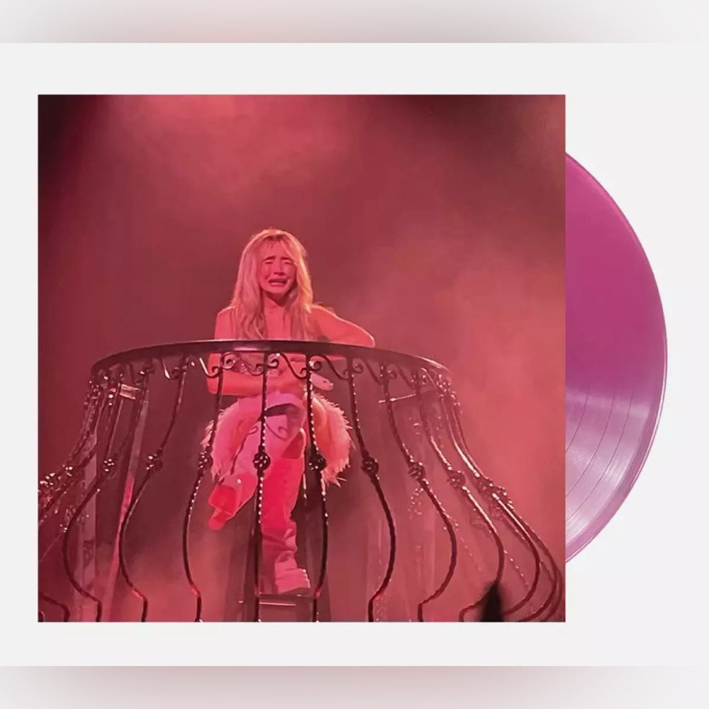 Sabrina Carpenter Feather 7" Single PINK GLITTER Vinyl Record BRAND NEW SEALED